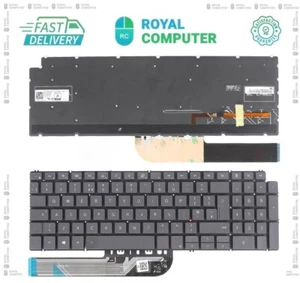 Dell Inspiron 15 5584 5590 5593 5594 5598 7590 Notebook UK Keyboard With Backlit - Afbeelding 1 van 1