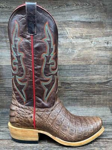 HP9511 Men's Caiman Belly Square Toe Western Boot by Horse Power - Picture 1 of 4