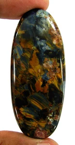 86,60 Karat Natur Golden Pietersite Lose Edelstein Cabochon Draht Wickel Stein-62220 - Bild 1 von 5