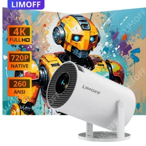 4K UHD Mini Smart Beamer 5G WiFi Heimkino Projektor LED Bluetooth Android LIMOFF - Bild 1 von 15