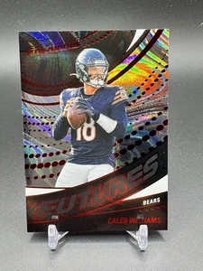Panini Revolution 2025 Caleb Williams Futures Red Swirl #/50 - Imagen 1 de 2
