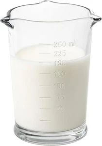 Tri-Pour 2 Pack Glass Measuring Cups Set – 250ml, 3 Spouts, Heatproof - Picture 1 of 6