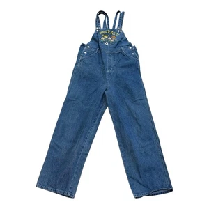 Salopette Graal ricamata Nickelodeon Rugrats maglione denim 1996 taglia 14 - Foto 1 di 14