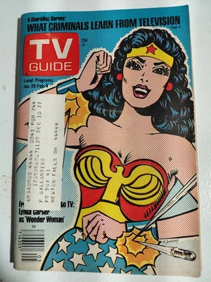 Телевизионный гид WONDER WOMAN. 29 января - 4 февраля 1977 Линда Картер КОРНИ финал! - Изображение 1 из 4