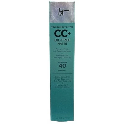 IT Cosmetics CC+ Oil-Free Matte Full Coverage Cream SPF 40 - SHADE: FAIR - Image 1 of 4