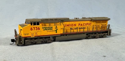 N Scale Kato UP AC4400CW Locomotive with Digitrax DCC Operation Lifesaver - Image 1 of 4