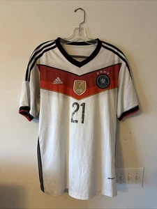 Camiseta Adidas Alemania Dfb Copa Mundial FIFA 2014 Campeones locales Reus #21 Grande - Imagen 1 de 3