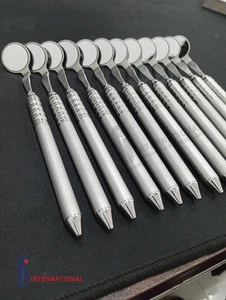 Hu-Freidy Compatible 30pcs Dental Cone Socket Mirror Handles with Mirrors MH6 - Picture 1 of 6