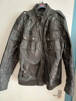 Aviatrix Mens Black Leather Vintage Tracker Jacket Size 2XL - Image 1 of 4