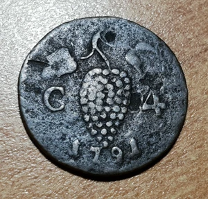 ITALIA NAPOLES FERDINANDO IV INFANTE DE ESPAÑA 4 CAVALLI 1791 BC/BC+ - Picture 1 of 2