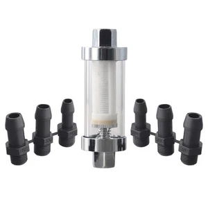 Flexible Inline Fuel Filter Suitable for Diesel Petrol Biofuel Water Use - Picture 1 of 14