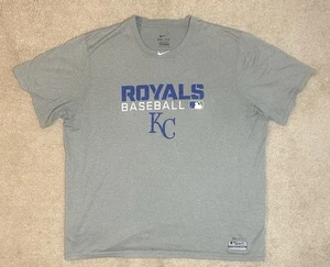 Nike Dri-Fit Kansas City Royals MLB Authentic Collection T-Shirt Gray Size XL - Bild 1 von 5