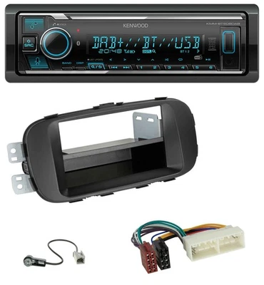 Kenwood Bluetooth MP3 DAB USB Autoradio für Kia Soul (PS, 16-19) - schwarz - Bild 1 von 4