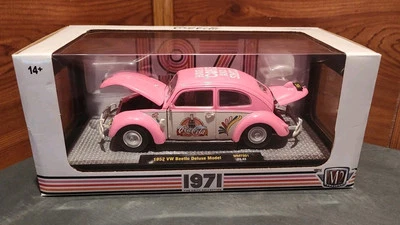 2024 M2 MACHINES COCA-COLA 1:24 SCALE 1952 VW BEETLE DELUXE MODEL  - Image 1 of 4