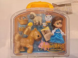 Mini bambola 5 pollici Disney Parks Animators' Collection Belle NUOVA - Foto 1 di 7