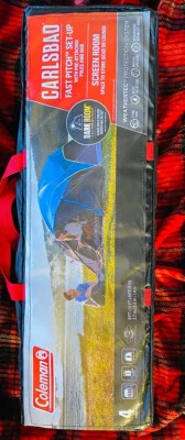 Tienda de campaña Coleman Carlsbad lanzamiento rápido para 4 personas - habitación oscura - domo nueva completa Foto 1 de 4