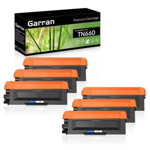 TN660 Toner Cartridge Compatiblefor Brother TN630 DCP-L2520DW L2500D MFC-L2740DW - Picture 1 of 19
