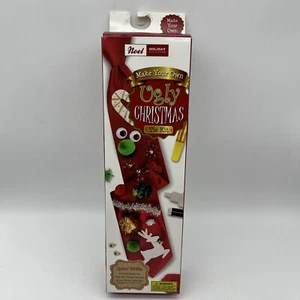 Ugly Christmas Tie Kit Make Your Own Ugly Christmas Tie Stocking Gift Gag - Picture 1 of 2