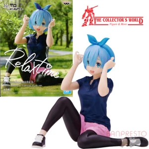 Banpresto Re:Zero Starting Life Another World Rem Relax Time Training Originale - Foto 1 di 1