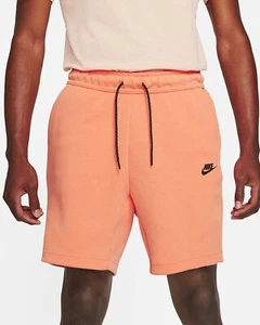 Men’s Nike Sportswear Tech Fleece Shorts Size M Orange Frost CZ9912-835 NWT! - Picture 1 of 4