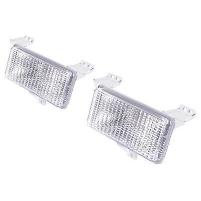 Juego de pares de luces de estacionamiento intermitentes de señal intermitentes para camioneta Chevy GMC Foto 1 de 4