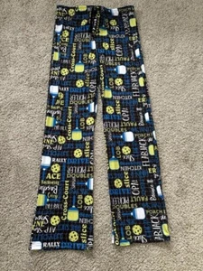 NWT Pickleball Pants Sleep PJs Loungewear Paddle Men’s Sz M / L Soft Black Cozy - Picture 1 of 7