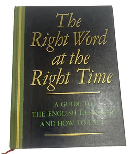 The Right Word at the Right Time READERS DIGEST 1987 - Picture 1 of 4