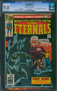 THE ETERNALS #1 ⭐ CGC 9.8 ⭐ 1st Appearance! Jack Kirby Marvel Comic 1976 - Picture 1 of 2