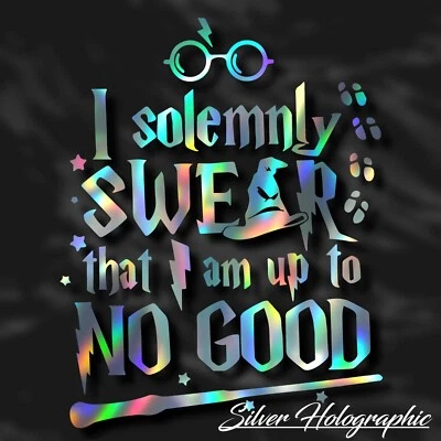 Harry Potter I Solemnly Swear I'm Up to No Good Decal -Choose Your Color!! - Image 1 of 4