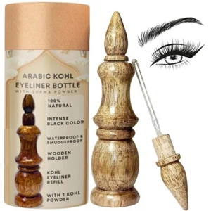 Herbal Kohl Kajal Eyeliner Kohl Kajal Eyeliner 1 Bottle 2 Surma - Picture 1 of 11