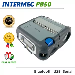 Intermec PB50 Mobile Thermal Barcode Printer BT USB Serial No Battery No Adapter - Picture 1 of 12