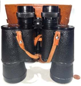 Vintage Sunset Binoculars Heavy Duty 7x50 Coated Optics No.T37239 W/ Case/Strap - Picture 1 of 18