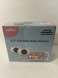 Sodfim Baby Monitor With Cameras Audio & Intercom  4.3" LCD Sealed - Picture 1 of 5