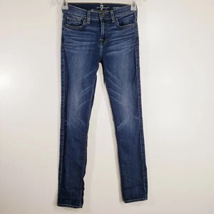 7 For All Mankind Jeans Size 25 Roxanne Skinny Leg Medium Wash Womens  - Bild 1 von 7