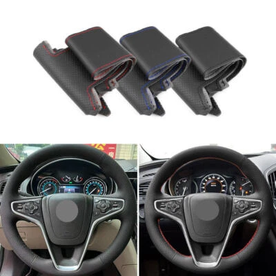 DIY Hand Sewing Car Steering Wheel Cover For Buick Regal Opel Insignia 2014 2015 - Изображение 1 из 4