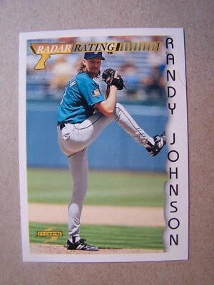 Randy Johnson 1995 PINNACLE BASEBALL CARD #193 SEATTLE MARINERS SET BREAK - Image 1 of 2