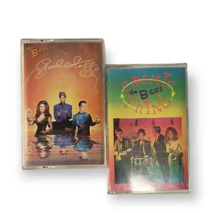 TESTED B-52's Cosmic Thing & Good Stuff Cassettes Pop Funk Groovy Kitsch ROAM - Picture 1 of 3