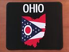 Rare Ohio Flag/State 12"X10" Mouse Pad
