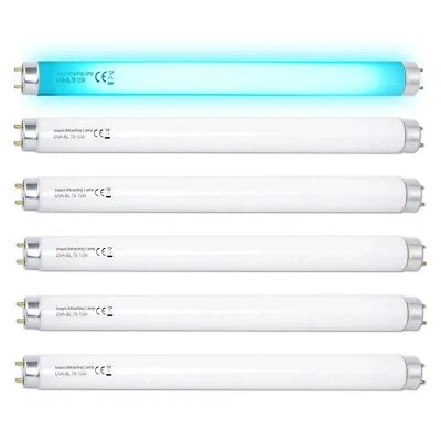 Konideke 6 Pack T8F10W BL 10W Replacement Bulbs T8 10 Watts Fluorescent Tube ... - Image 1 of 4