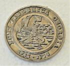 Fort Frederica Georgia 1736-1758 National Monument 2"d Souvenier Pewter Medal