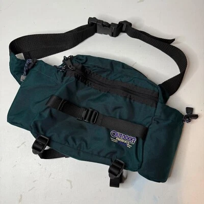 Vintage Outdoor Products Fanny Waist Pack Bag Pouch Hiking Camp USA Made Green - Image 1 of 4