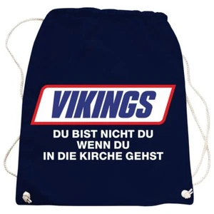 Mochila bolsa bolsa vikingos no eres tú cuando vas a la iglesia - Imagen 1 de 9