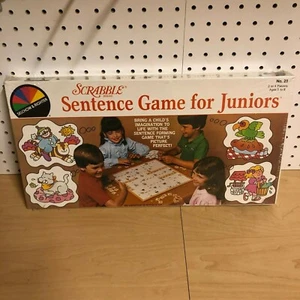 Scrabble Satz Spiel für Junioren Selchow & Righter 1983 SEALED NEU - Bild 1 von 12