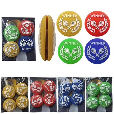 G-LUECK 4er Set WINNER Tennis Dämpfer - Vibrationsdämpfer / Vibrastop - Schläger