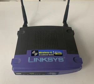 Linksys WRT54G 54 Mbps 4-Port 10-Megabit Wireless G Router - Picture 1 of 3