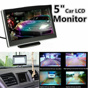 5" Zoll Auto Rückfahrsystem Monitor LCD Saugnapf Halterung für Rückfahrkamera BN - Bild 1 von 5
