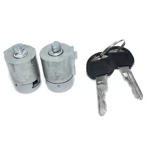 Front Door Lock Cylinder Kit Pair W/ Keys for C1500 K1500 Tahoe Yukon 12546858 - Picture 1 of 10