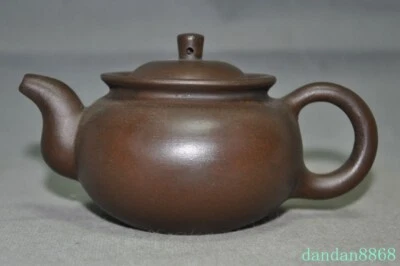 6" China Yixing purple sand pottery hand Teapot tea set tea maker - Image 1 of 4