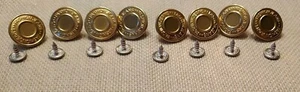 40 PCS Instant Button Pins for Jeans Adjustable Jean Button No Sew Pants Button - Picture 1 of 12