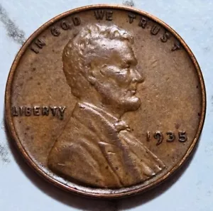 1935 P Philadelphia USA Lincoln Wheat Penny kostenloser Versand BIN146 - Bild 1 von 2